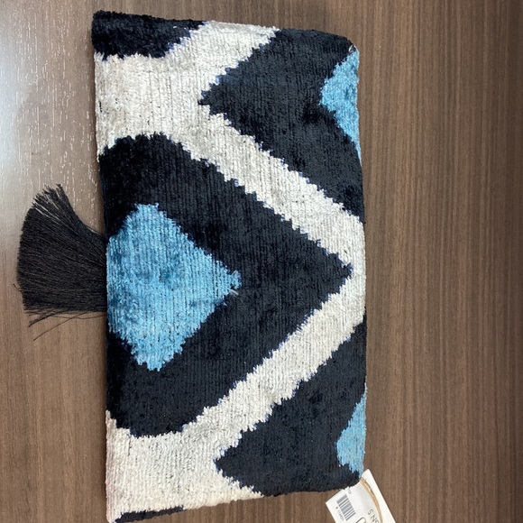 CL145 Clutch Handwoven silk and cotton - Picture 6 of 8